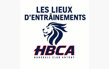 LES LIEUX D'ENTRAINEMENTS