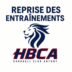 REPRISE DES ENTRAINEMENTS LE LUNDI 7 SEPTEMBRE 2026